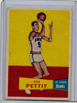 St.Louis Hawks  #24 Bob Pettit