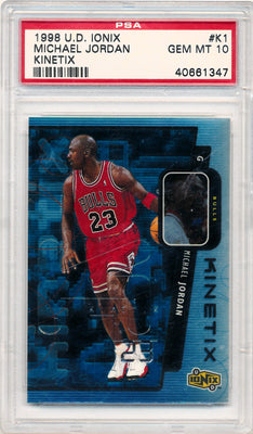 Upper Deck 1998-1999 Ionix Kinetix #K1 Michael Jordan  / PSA Grade 10