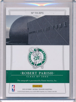 Panini 2015-2016 National Treasures  Treasures Of The Hall #TH-RPS Robert Parish 10/10