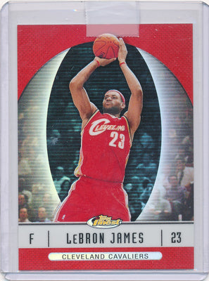 Topps 2007 Finest Refractor #22 Lebron James