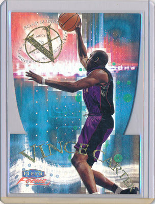 Fleer 1999-2000 Focus Soar Subjects #13/15U Vince Carter 2/50