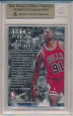 SkyBox 1997-1998 Z-Force Big Men On Court #14/15BMOC Dennis Rodman  / BGS Grade 9.5