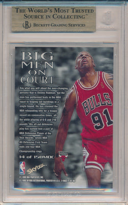 SkyBox 1997-1998 Z-Force Big Men On Court #14/15BMOC Dennis Rodman  / BGS Grade 9.5