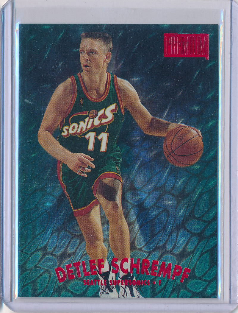 SkyBox 1997-1998 Premium Star Rubies #42SR Detlef Schrempf 41/50