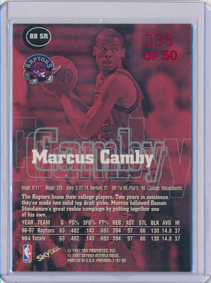 SkyBox 1997-1998 Premium Star Rubies #88SR Marcus Camby 35/50