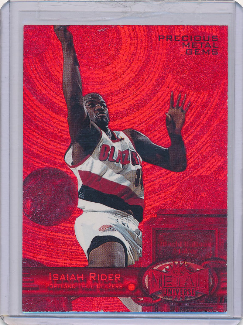 Skybox 2008-2009 Metal Universe Precious Metal Gems #36 Isaiah Rider 49/100