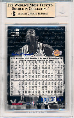 Fleer 1997-1998 Flair Showcase Legacy Collection Row 1 #18 Kobe Bryant 30/100 / BGS Grade 9.5