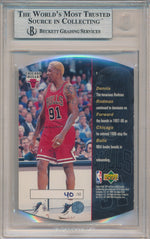 Upper Deck 1997-1998 SPx Grand Finale #8 Dennis Rodman 40/50 / BGS Grade 9