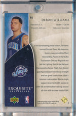 Upper Deck 2005-2006 Exquisite Collection Exquisite Rookie #45 Deron Williams 2/25