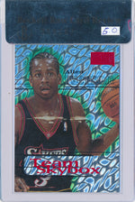 SkyBox 1997-1998 Premium Star Rubies #233 Allen Iverson 13/50 / BGS Grade 5