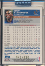 Topps  2003-2004 Chrome  X-Fractor #52 Jerry Stackhouse 45/220