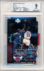 Upper Deck 1998-1999 MJ23 Silver #QMM11 Michael Jordan 8/23 / BGS Grade 9