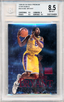 Skybox 1999-2000 Premium Star Rubies #50 Kobe Bryant 14/45 / BGS Grade 8.5