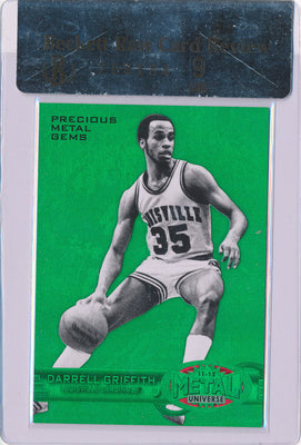 Upper Deck 2011-12 Fleer Retro Precious Metal Gems GREEN #PM-25 Darrell Griffith 4/10 / BGS Grade 9