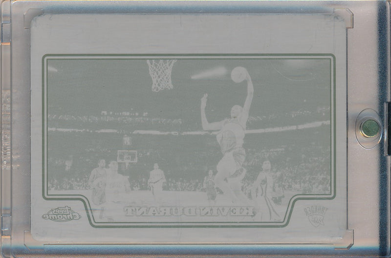 Topps  2008-2009 Chrome Black Printing Plate #156 Kevin Durant 1/1