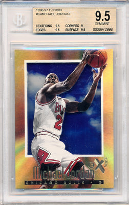 Skybox 1996-1997 E-X2000  #9 Michael Jordan  / BGS Grade 9.5