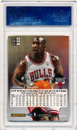 Fleer 1997-1998 Flair Showcase Row 2 #1 Michael Jordan  / PSA Grade 10