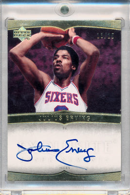 Upper Deck 2006-2007 Exquisite Collection Exquisite Enshrinements #EXJE Julius Erving 13/25