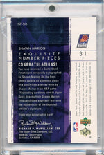 Upper Deck 2003-2004 Exquisite Collection Number Piece Autographs #NP-SM Shawn Marion 24/31