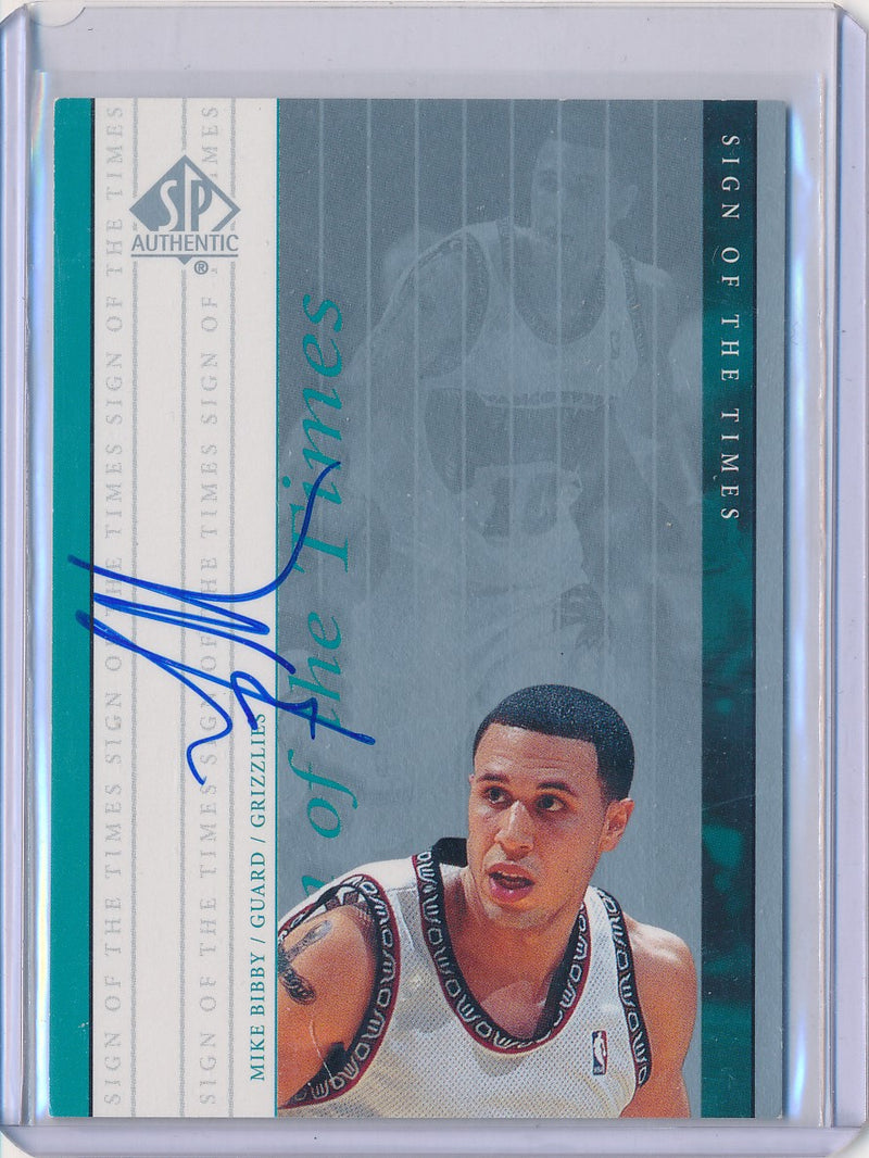 Upper Deck 1999-2000 SP Authentic Sign Of The Times #MB Mike Bibby