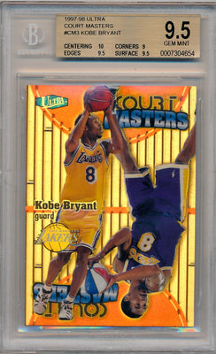 Fleer 1997-1998 Ultra Court Masters #CM3 Kobe Bryant  / BGS Grade 9.5