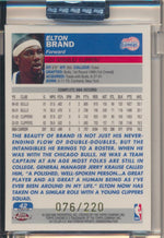 Topps  2003-2004 Chrome  X-Fractor #42 Elton Brand 76/220