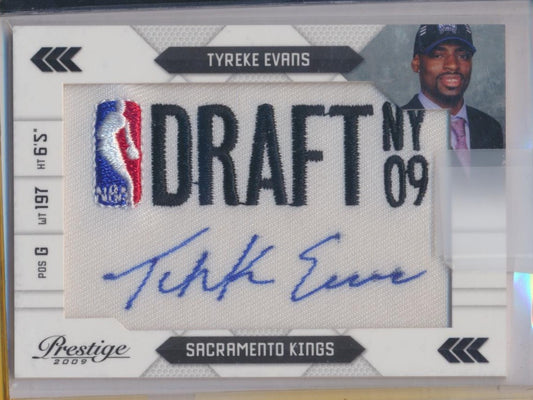 Panini  2009-2010 Prestige NBA Draft Class #4 Tyreke Evans 4/125