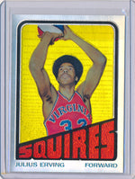 Topps 1996-1997 Finest Reprint Refractor #195 Julius Erving