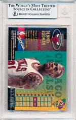 Skybox 1997-1998 Metal Universe Championship Precious Metal Gems #62 Dennis Rodman 23/50 / BGS Grade 8.5