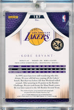 Panini 2012-2013 Immaculate Collection  #187 Kobe Bryant 7/25