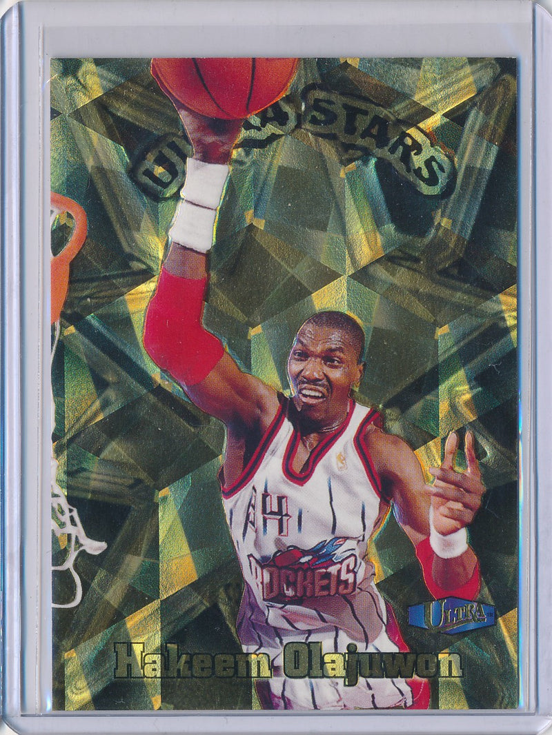 Fleer 1997-1998 Ultra Ultra Stars #18/20US Hakeem Olajuwon