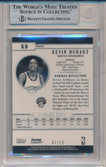 Topps  2007-2008 Bowman Sterling Black X-Fractors #KD Kevin Durant 1/10 / BGS Grade 9