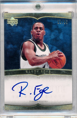 Upper Deck 2006-2007 Exquisite Collection Exquisite Enshrinements #EXRF Randy Foye 21/25