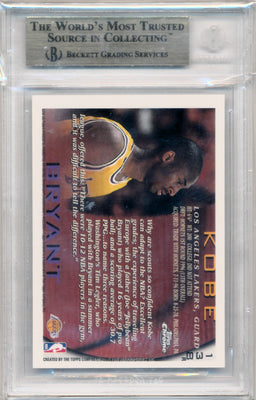 Topps 1996-1997 Chrome Refractor #138 Kobe Bryant  / BGS Grade 9.5