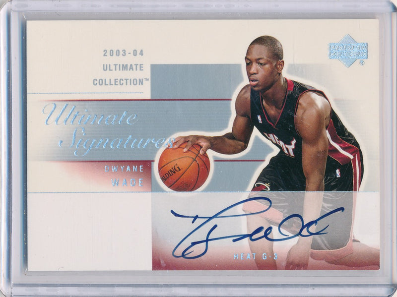 Upper Deck 2003-04 Ultimate Collection  Ultimate Signatures #DY-A Dwyane Wade