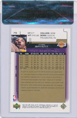 Upper Deck 2002 MVP  #79 Kobe Bryant 1/100