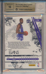 Panini  2009-2010 Rookies & Stars  Rookie Logo Patch Auto Blue #134 Tyreke Evans 3/10 / BGS Grade 9.5 / Auto Grade 10