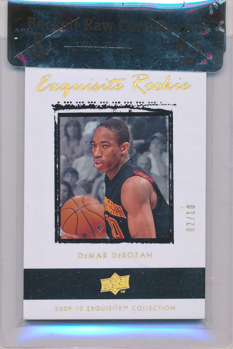 Upper Deck 2009-2010 Exquisite Collection Rookie Parallel #65 Demar Derozan 2/10