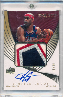 Upper Deck 2007-2008 Exquisite Collection Limited Logos #LLVC Vince Carter 16/50