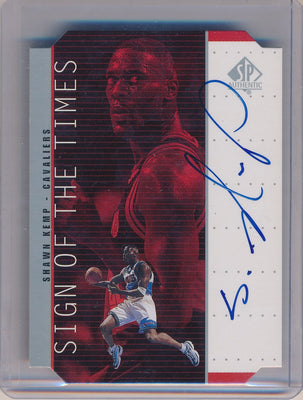 Upper Deck 1998-1999 SP Authentic Sign Of The Times #SH Shawn Kemp