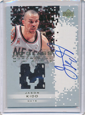 Upper Deck 2003-04 UD Glass Monumental Marks #JK-J Jason Kidd