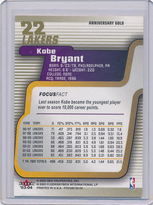 Fleer 2003-2004 Focus  # Kobe Bryant