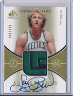 Upper Deck 2004-2005 SP Game Used Legendary Fabrics #ALF-LB Larry Bird 91/100