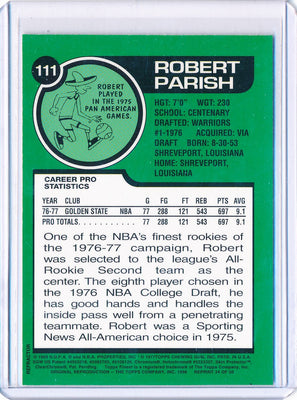 Topps 1996-1997 Finest Reprint Refractor #111 Robert Parish