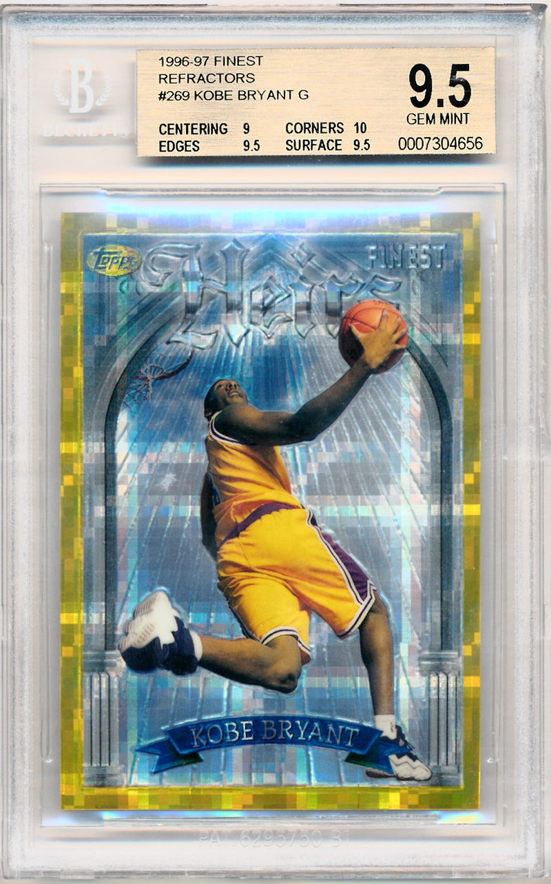 Topps 1996-1997 Finest Refractors #269 Kobe Bryant  / BGS Grade 9.5