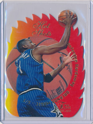 Fleer 1996-1997 Flair Showcase  Hot Shots #4/20 Anfrernee Hardaway