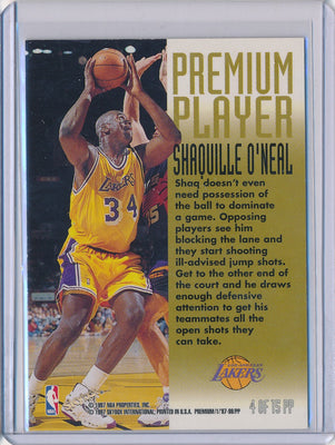 SkyBox 1997-1998 Premium Premium Player #4/15PP Shaquille O'neal