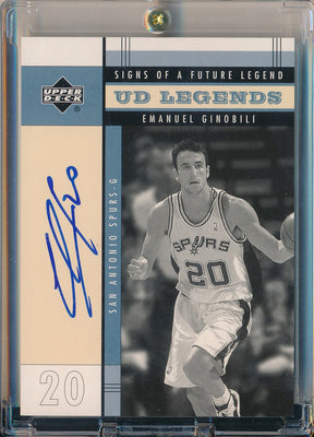 Upper Deck 2003-2004 UD Legends Signs Of A Future Legend #FL-EG Manu Ginobili