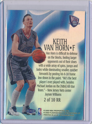 Fleer 1999-2000 Mystique Raise the Roof #2/10RR Keith Van Horn 74/100