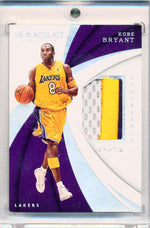 Panini 2017-2018 Immaculate Collection Remarkable #RMKBR Kobe Bryant 1/1